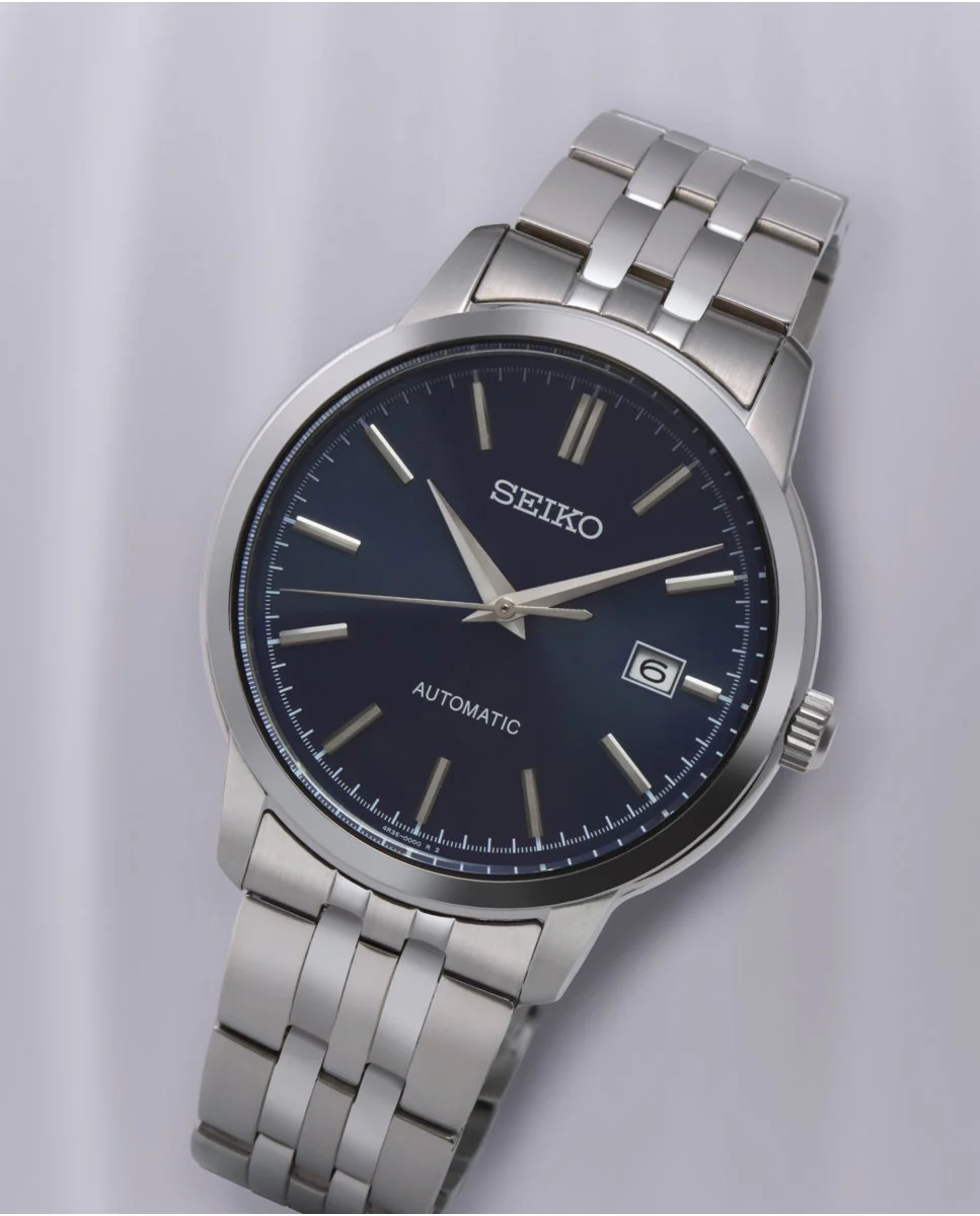 Seiko SRPH87K1 Men's Automatic Watch - Blue Dial, Stainless Steel Case, 41mm, 100m Water Resistant - Image 3