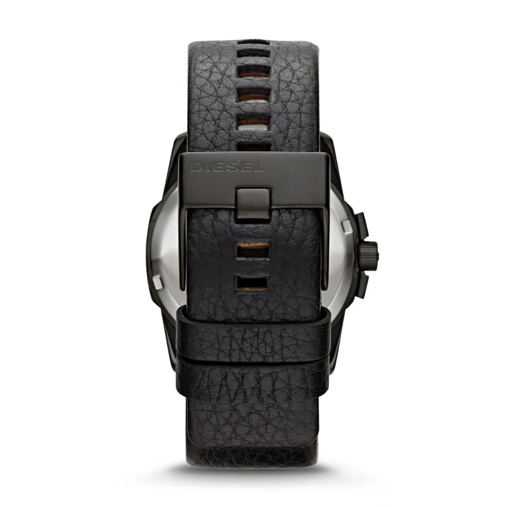 Diesel DZ1657 Master Chief Men's Watch - Black Dial, Black Leather Strap - Image 4