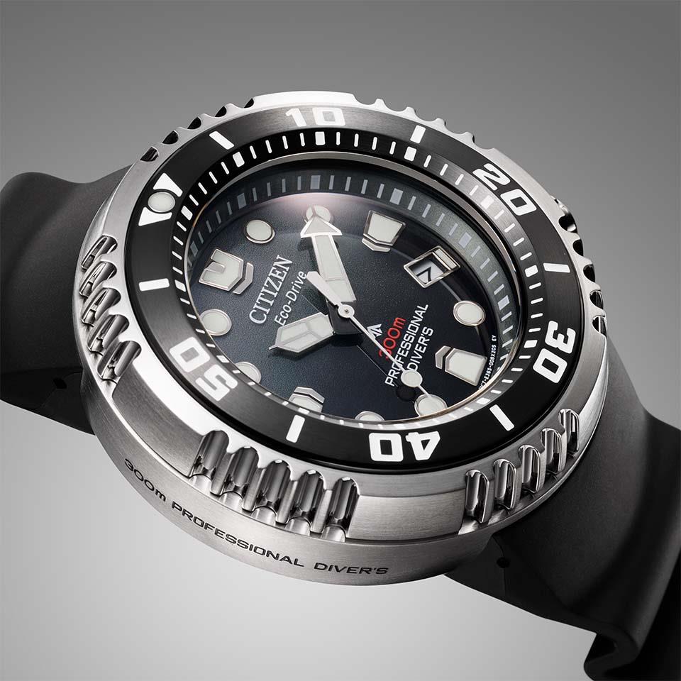 Citizen Promaster BN1024-01E Men's 300M Diver's Watch – Eco-Drive, Sapphire Crystal, Helium Valve - Image 4