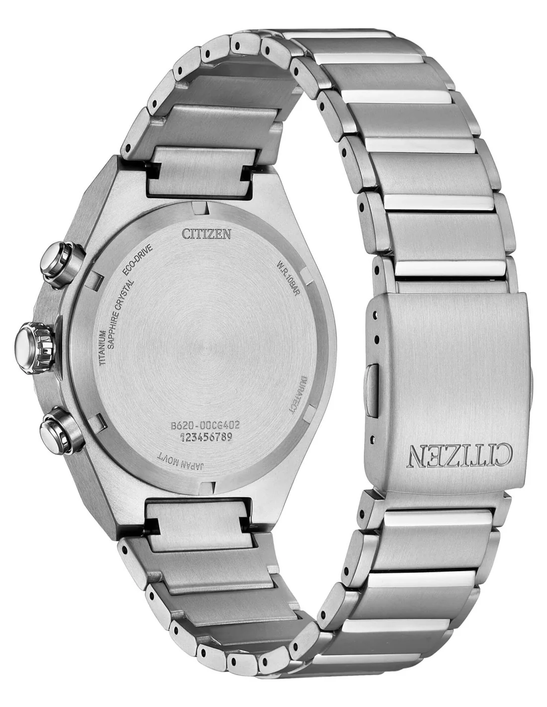 Citizen CA4690-51E Men's Super Titanium Chronograph Watch – Black Dial, Sapphire Crystal - Image 3
